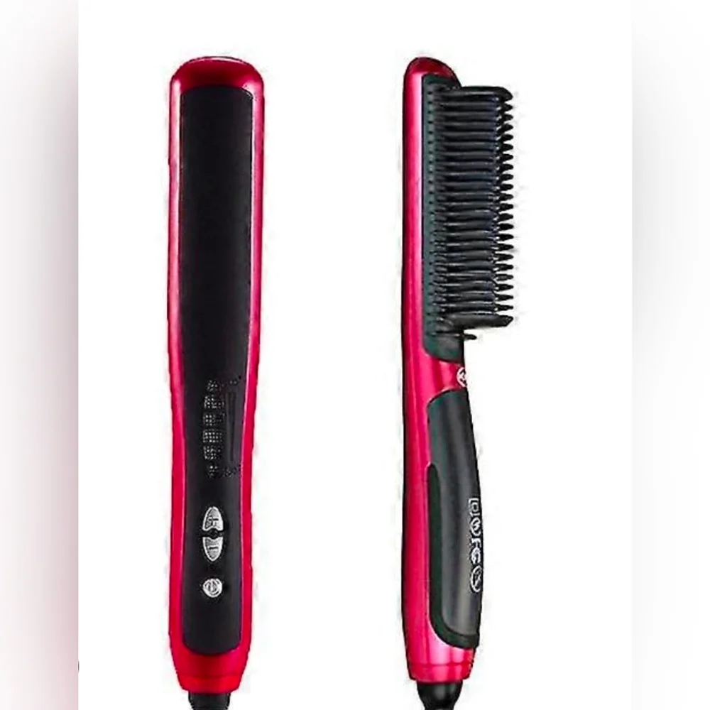 Hair‎ Straighter ASL-908 electric brush, which is also for straightening Beards